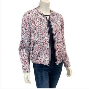 Mango Paisley Print Bomber Jacket (Size S/M)